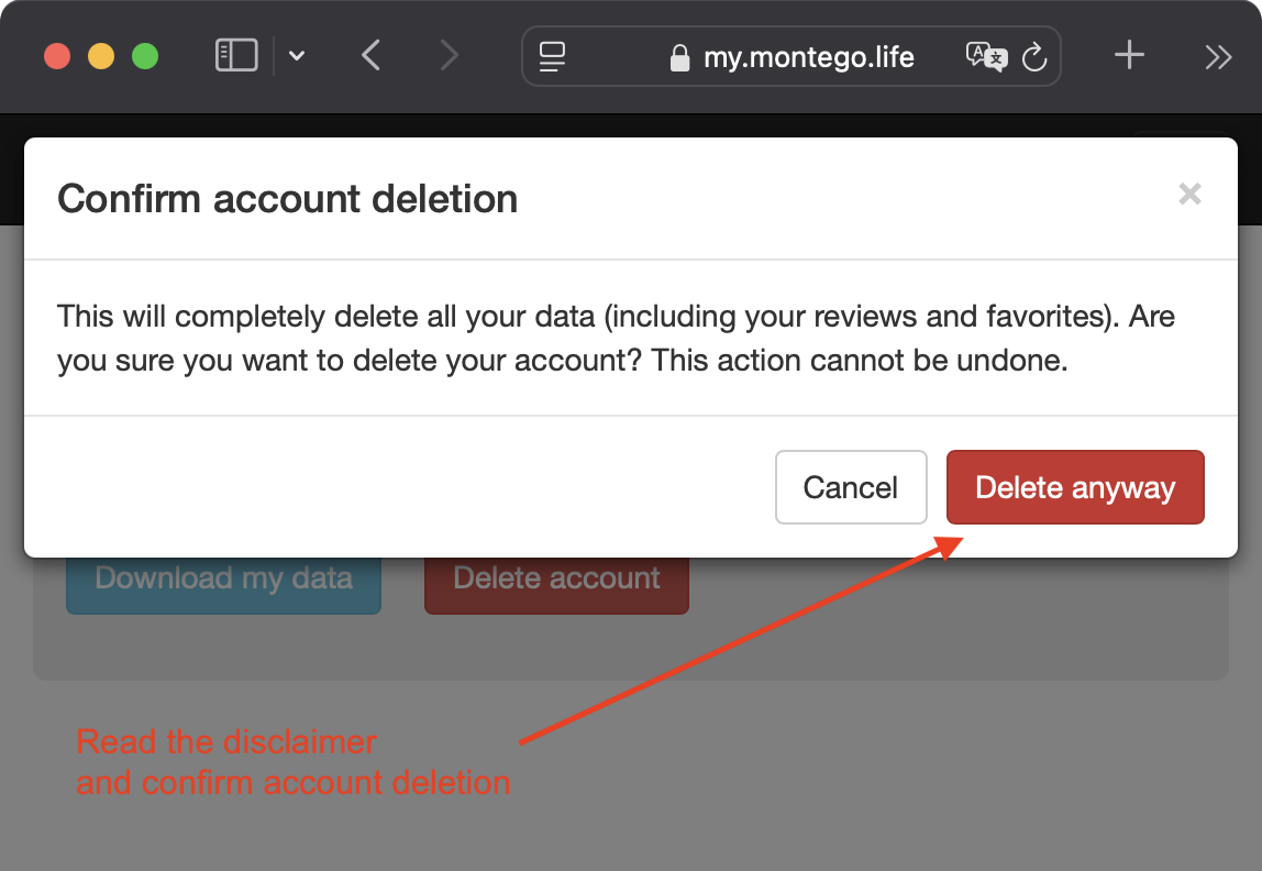 MonteGo deletion step 4
